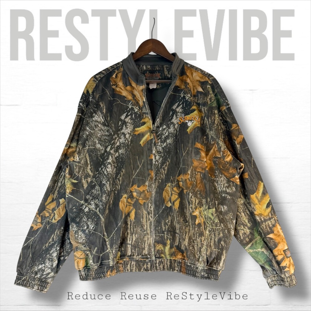 SCENT-LOK Men’s Size XL Jacket Coat Odor Eliminating Technology Camouflage